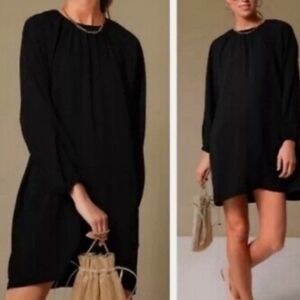 Hatch Maternity Long Sleeve Boxy Tunic Dress Casual Baby Shower Petite